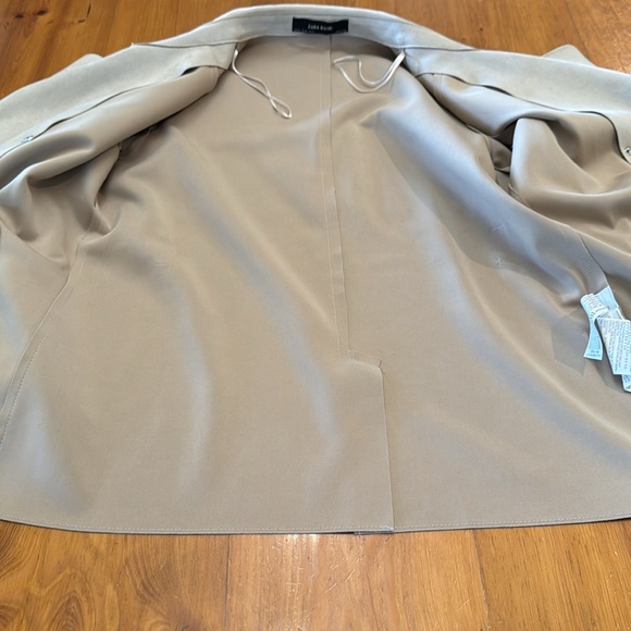 Zara Faux Suede Double Breasted Trench - Picture 4 of 12